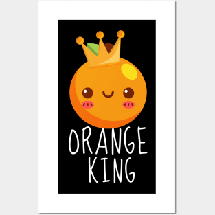 Orange King Funny Posters and Art